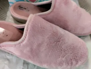 Ciabatte donna pelliccia rosa taglia 40