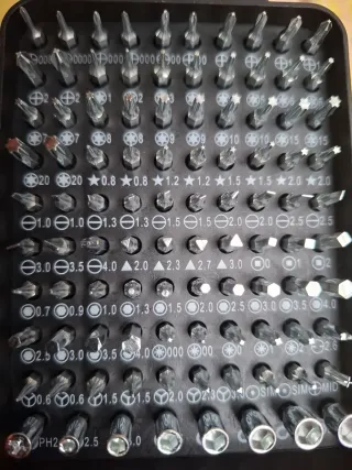 Juego 115 Piezas Destornilladores Magnéticos