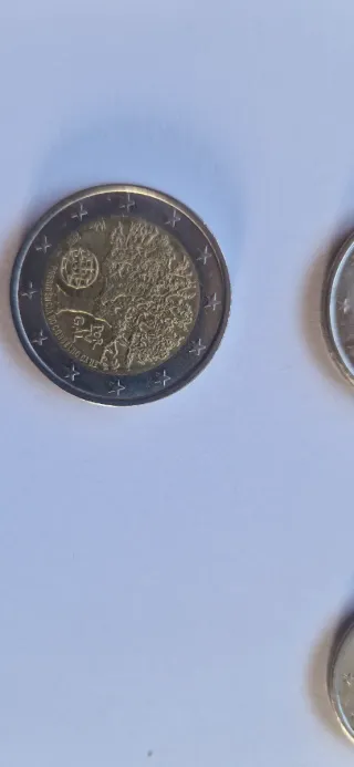 Lote de monedas 2 euros cada una 10€ Lote 80€
