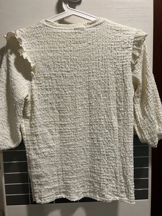 Camiseta Stradivarius Crema Talla L