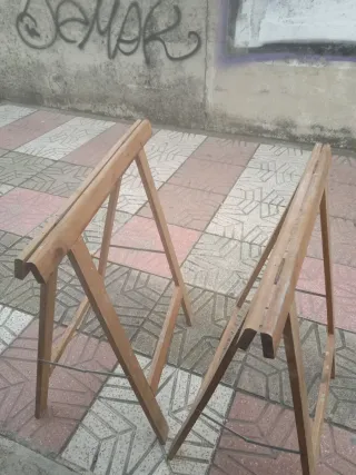 Burriquetas de madera plegables