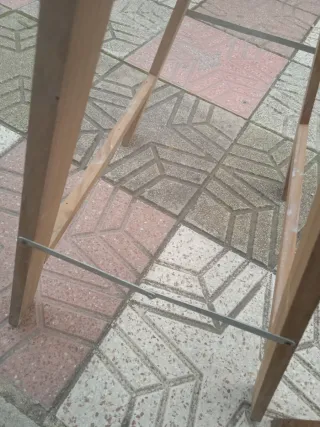 Burriquetas de madera plegables