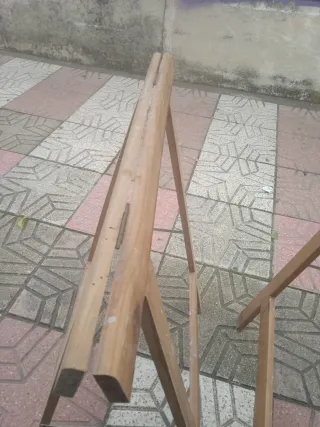 Burriquetas de madera plegables