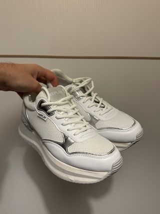 Scarpe Replay bianche e argento