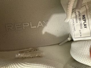 Scarpe Replay bianche e argento