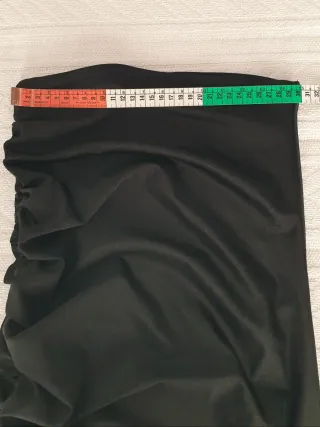 Conjunto falda negra y Camiseta terciopelo fiesta