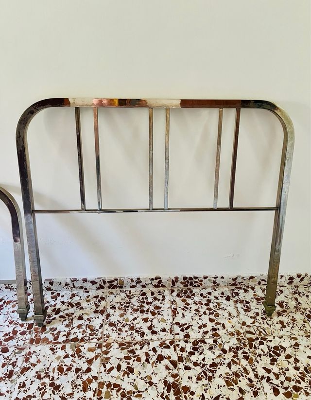 Cabecero y piecero cama metal retro
