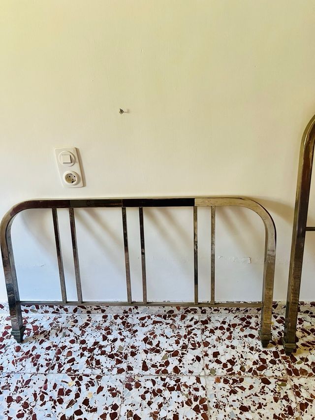 Cabecero y piecero cama metal retro