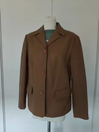 Blazer PIEL auténtica Camel XL 40 42