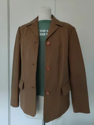 Blazer PIEL auténtica Camel XL 40 42