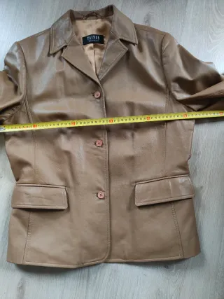 Blazer PIEL auténtica Camel XL 40 42