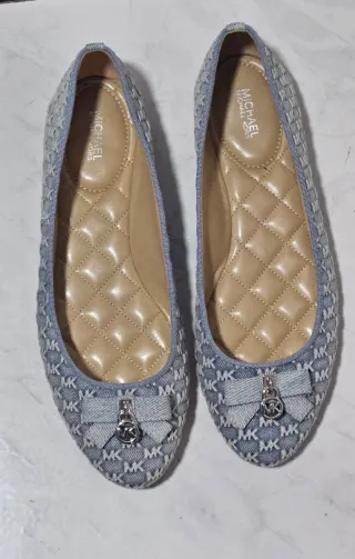 Balerinas Michael Kors Azules y Plateadas