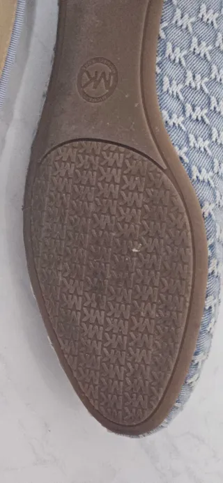 Balerinas Michael Kors Azules y Plateadas