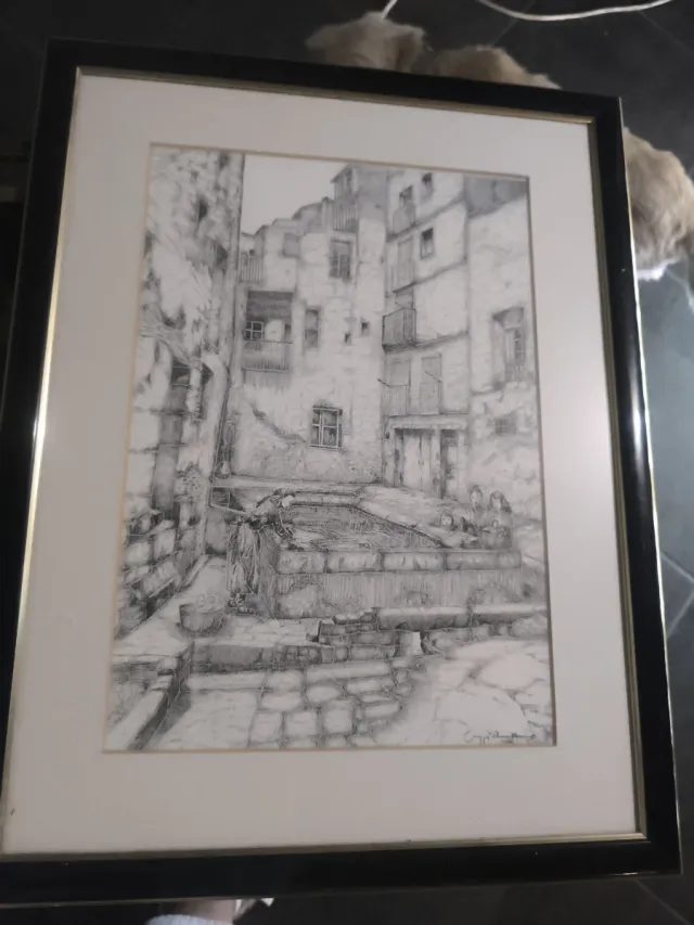 Dibujo antiguo Balaguer