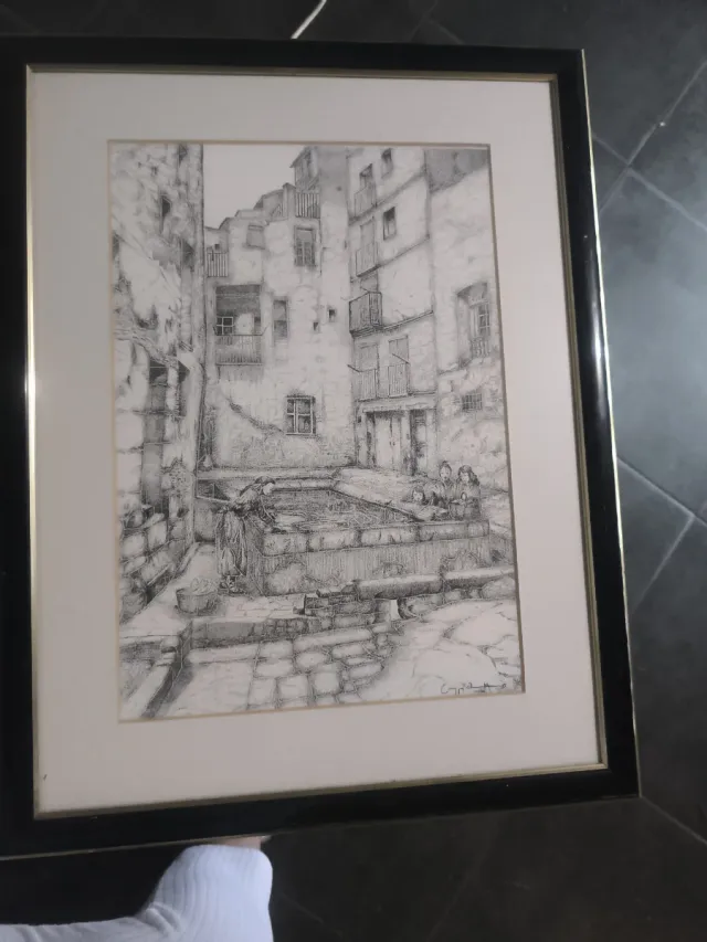 Dibujo antiguo Balaguer