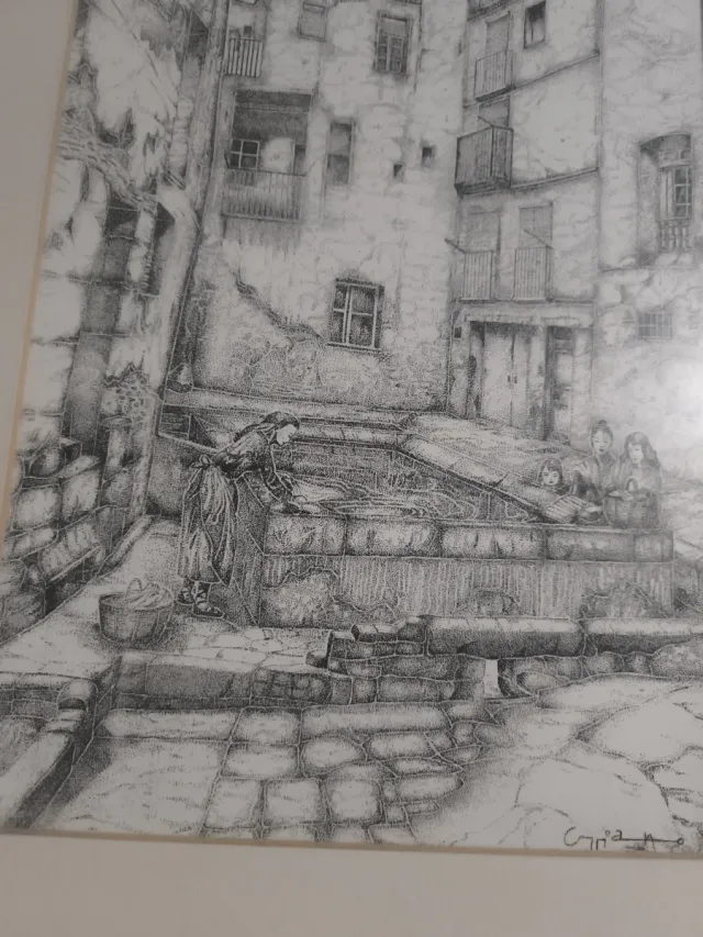 Dibujo antiguo Balaguer