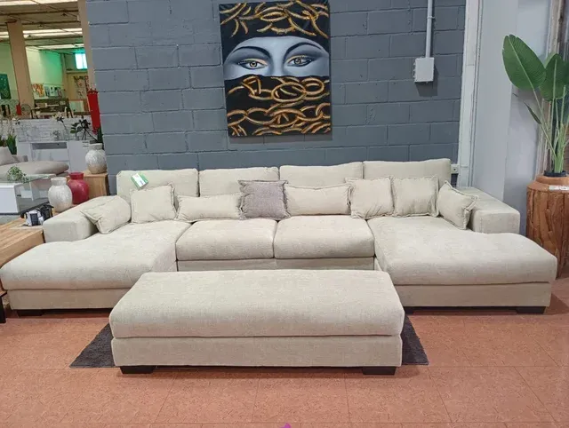 Black Friday! Mega Sofa Chaise Long. Kim 368x162cm