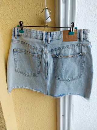 Minifalda Vaquera Desgastada