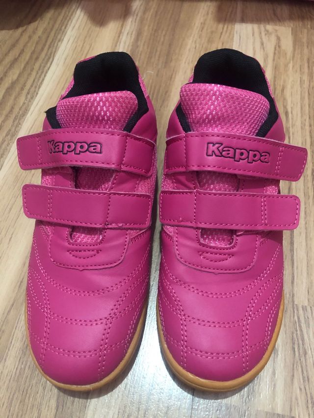 Zapatillas Kappa rosas con velcro