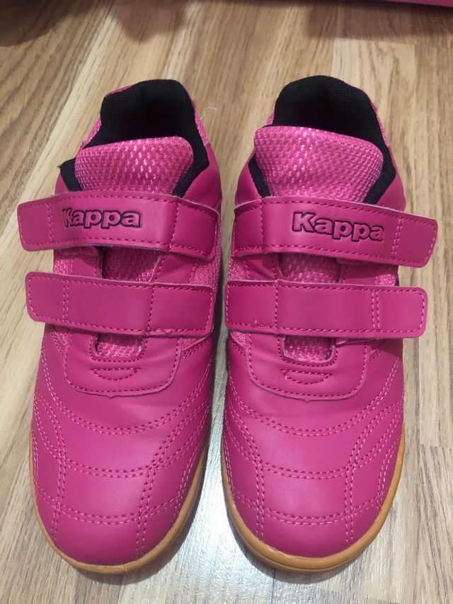 Zapatillas Kappa rosas con velcro