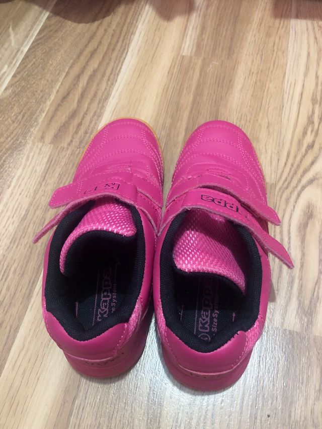 Zapatillas Kappa rosas con velcro