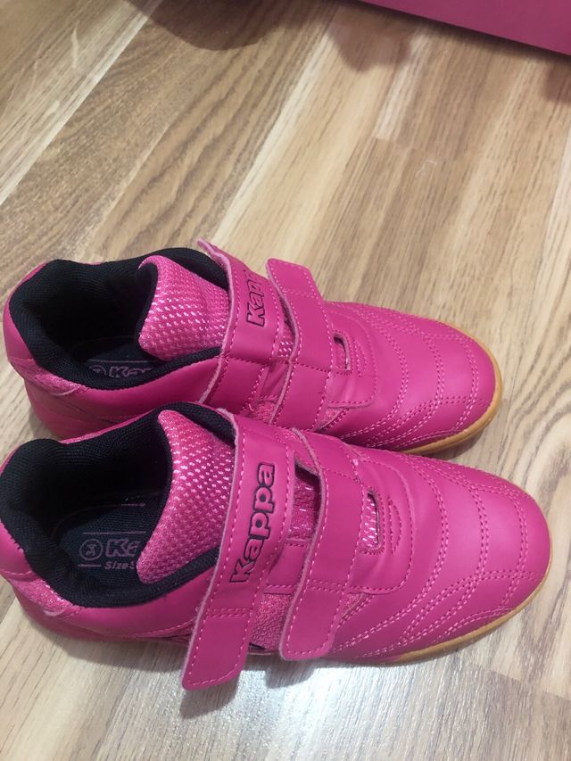 Zapatillas Kappa rosas con velcro