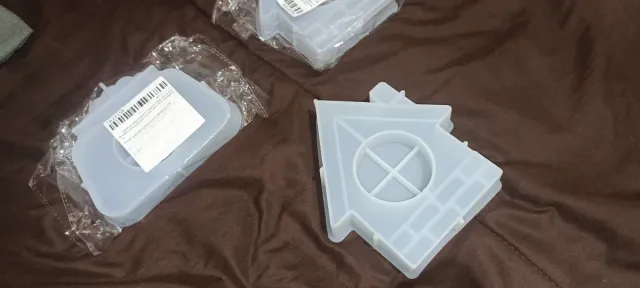 Molde Silicona Resina Casa