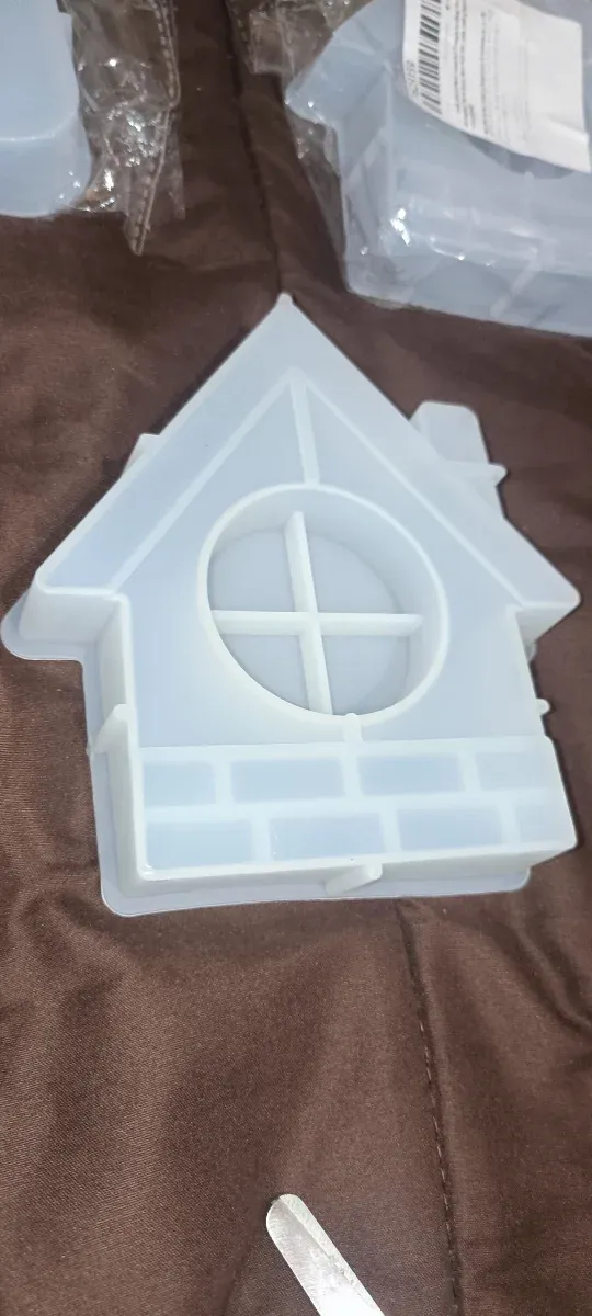 Molde Silicona Resina Casa
