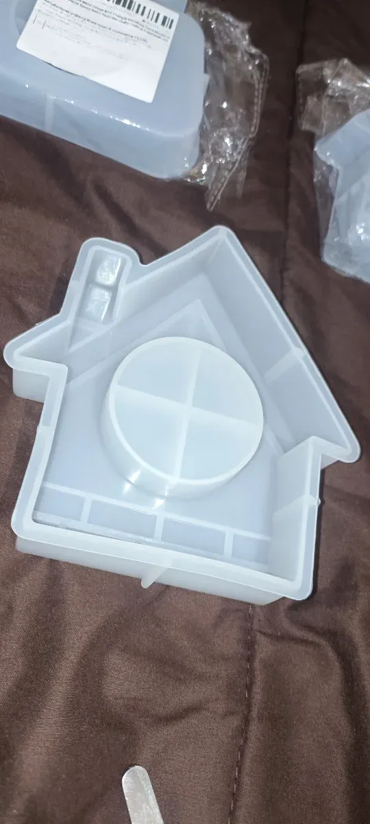 Molde Silicona Resina Casa