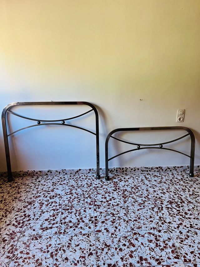 Cabecero y piecero cama metal vintage