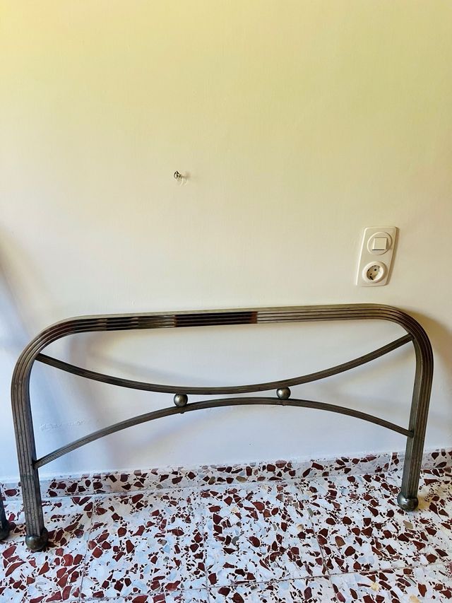 Cabecero y piecero cama metal vintage