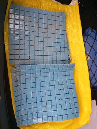 Baldosas Gresite Piscina Azul