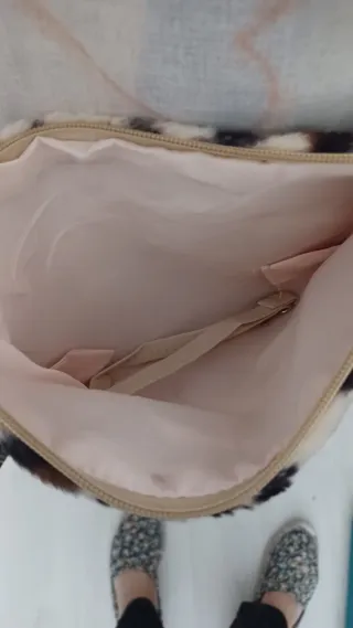 Bolso pelo animal print de pelo