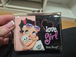 Cartera Betty Boop Negra y Rosa