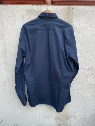 Camisa La Martina Azul Talla XL Slim Fit