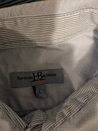 Camicia Harmont & Blaine Uomo Azzurra
