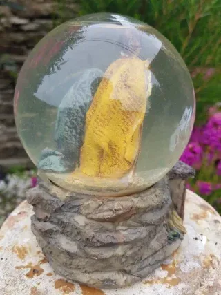 Bola de nieve de Navidad musical vintage