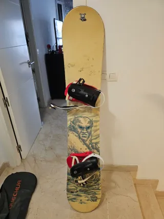 Tabla Snow Santa Cruz con Fijaciones