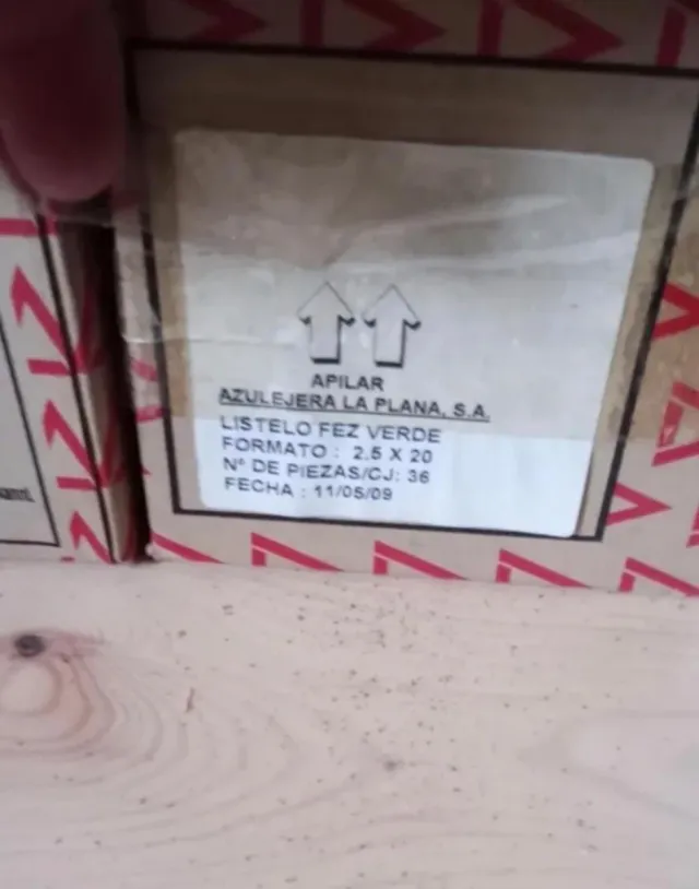 82 Listelos/Molduras Verdes