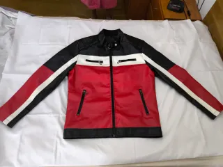 Chaqueta piel sintética talla L