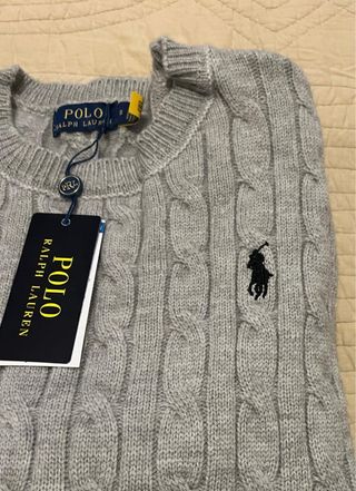 Jersey Polo Ralph Lauren Gris Talla S
