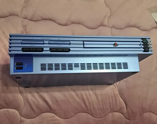 Playstation 2 Aqua Azzurra con Scatola e Manuali