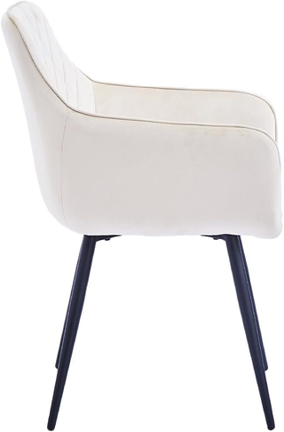 Set 2 Sedie per Sala da Pranzo con Braccioli, Polt