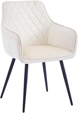 Set 2 Sedie per Sala da Pranzo con Braccioli, Polt