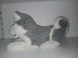 Peluche perro lobo husky