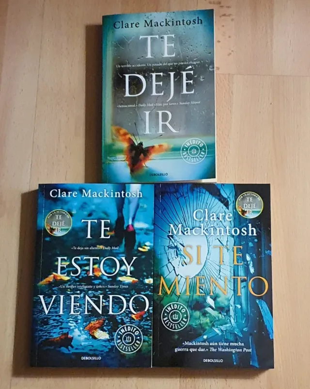 Lote libros Clare Mackintosh