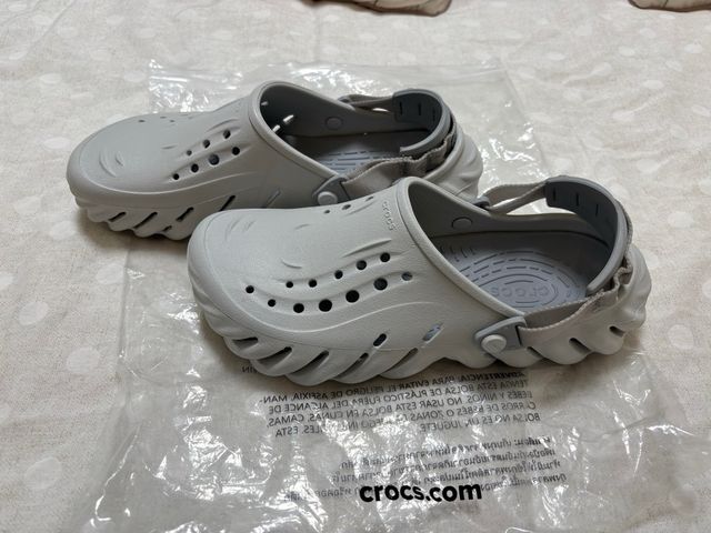 Crocs Echo Clog Grigio Taglia 42/43