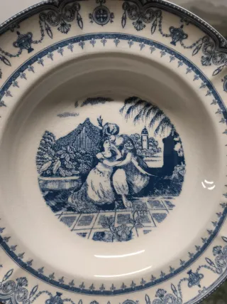 Vajilla Cartuja San Telmo