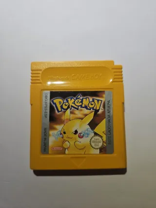 Pokémon Amarillo Game Boy DMG-APSS-ESP