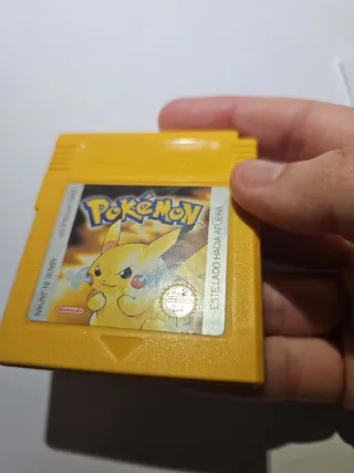 Pokémon Amarillo Game Boy DMG-APSS-ESP